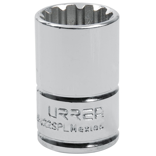 [5422SPL] Dado spline cuadro de 1/2", # 22 Urrea