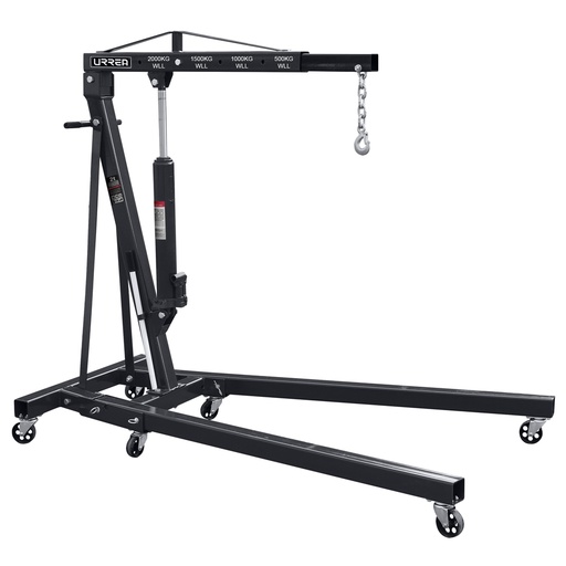 [2494] Pluma hidráulica plegable con posición de levantamiento adaptable, 2 ton Urrea