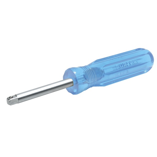 [F4469] Destornillador con mango ámbar para dado cuadro de 1/4", 3" Surtek