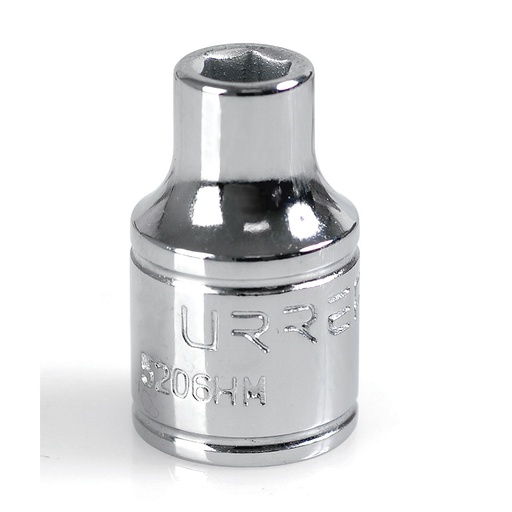 [5206HM] Dado cuadro de 3/8", 6 puntas, métrico, 6 mm Urrea