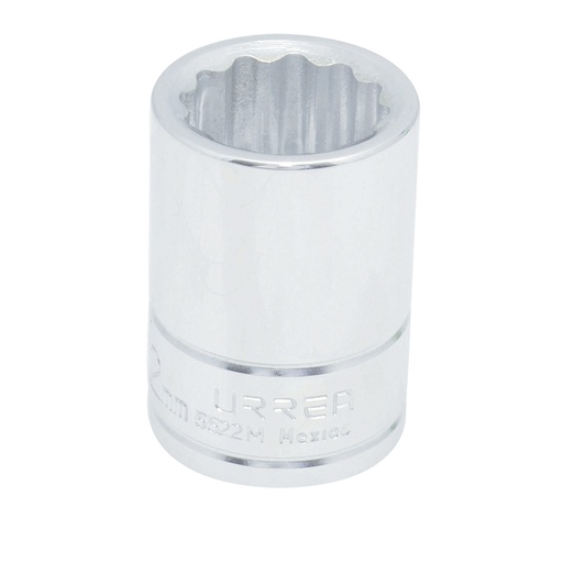 [5522M] Dado cuadro de 3/4", 12 puntas, métrico, 22 mm Urrea
