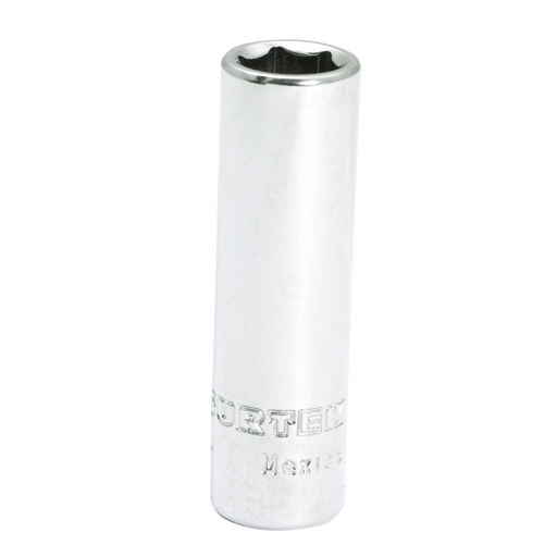[F4418HL] Dado largo cuadro de 1/4", 6 puntas, en pulgadas, 9/16" Surtek