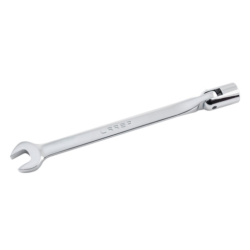 [1270-14] Llave combinada flexible pulido espejo en pulgadas, 12 puntas, 7/16" Urrea