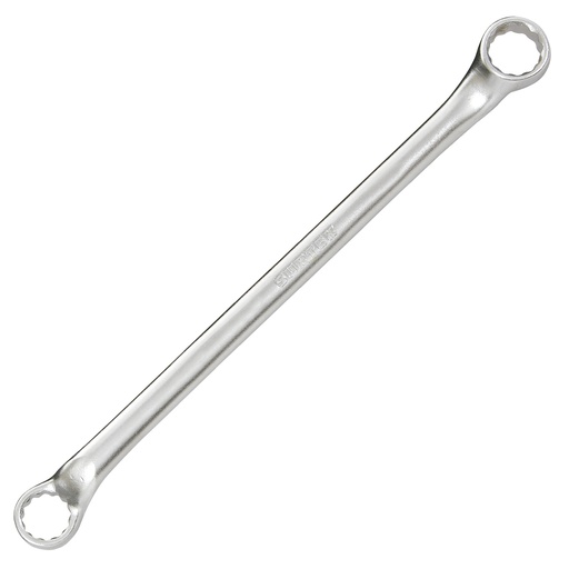 [823] Llave de estrías pulido espejo de 45° en pulgadas, 12 puntas, 3/8" x 7/16" Surtek