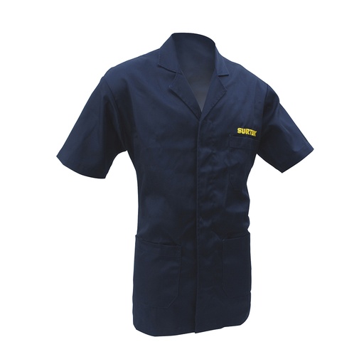 [BAT100XL] Bata color azul talla EG Surtek