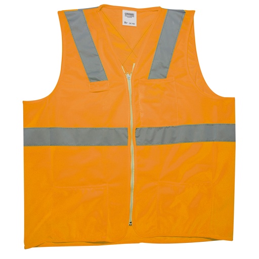[USCH53] Chaleco de seguridad cerrado de alta visibilidad naranja EG Urrea