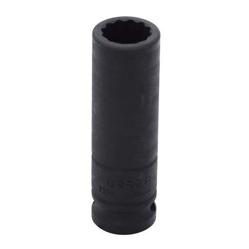 [7320] Dado de impacto largo cuadro de 1/2", 12 puntas, en pulgadas, 5/8" Urrea