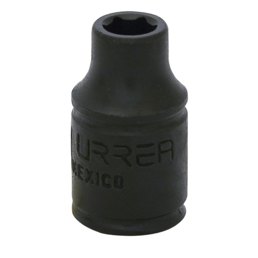 [6908M] Dado de impacto cuadro de 1/4", 6 puntas, métrico, 8 mm Urrea