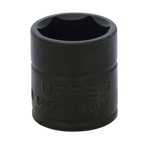 [6915M] Dado de impacto cuadro de 1/4", 6 puntas, métrico, 15 mm Urrea