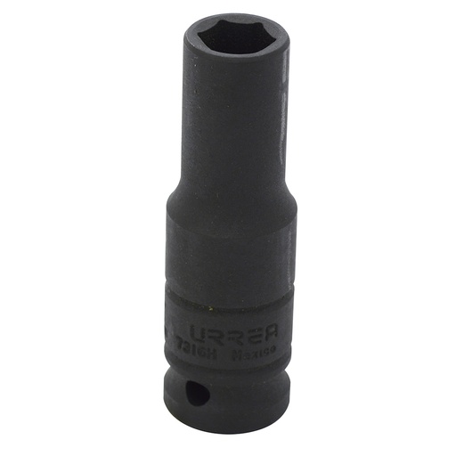 [7316H] Dado de impacto largo cuadro de 1/2", 6 puntas, en pulgadas, 1/2" Urrea