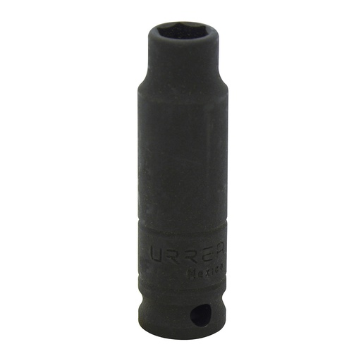 [7714H] Dado de impacto largo cuadro de 3/8", 6 puntas, en pulgadas, 7/16" Urrea