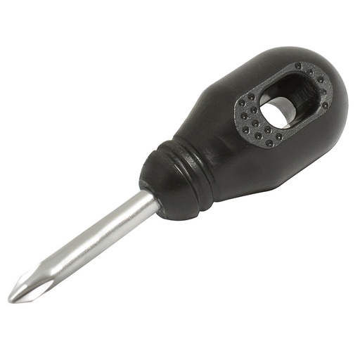 [DPR71] Destornillador con mango negro, tipo trompo punta Phillips #2 x 1-3/8" Foy