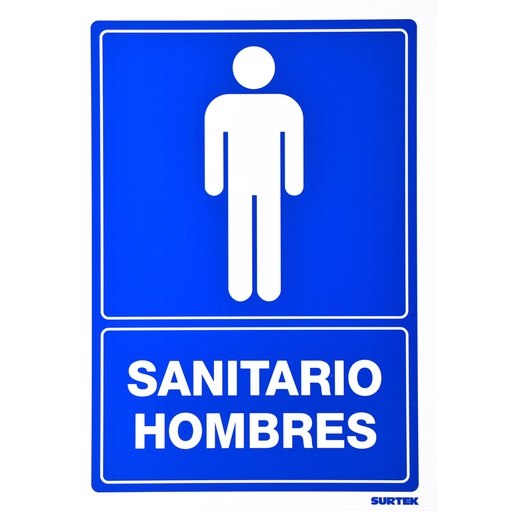[SES13] Señal "Sanitario hombres" Surtek