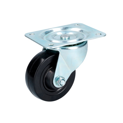 [RH10G] Rodaja de hule giratoria 4" Surtek