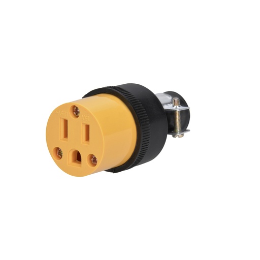 [COR02] Contacto reforzado aterrizado, color amarillo Surtek