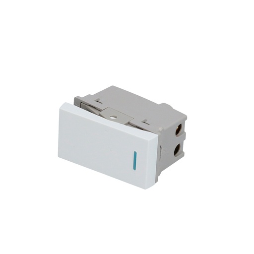[P605B] Interruptor 1/3, línea Premium, color blanco Surtek