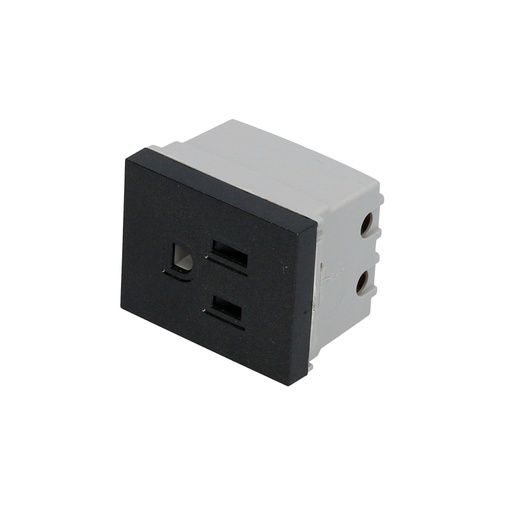 [P611N] Contacto aterrizado 1/2, línea Premium, color negro Surtek