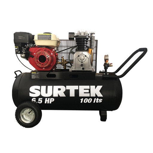 [COMP7100] Compresor de aire a gasolina 100L, 6.5HP Surtek