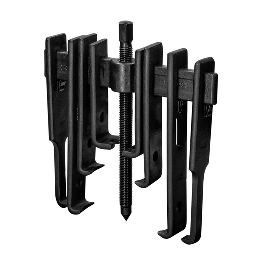 [4030BB] Extractor quijada recta tipo "A" fosfatizada 10 ton, 15 piezas en caja metálica Urrea