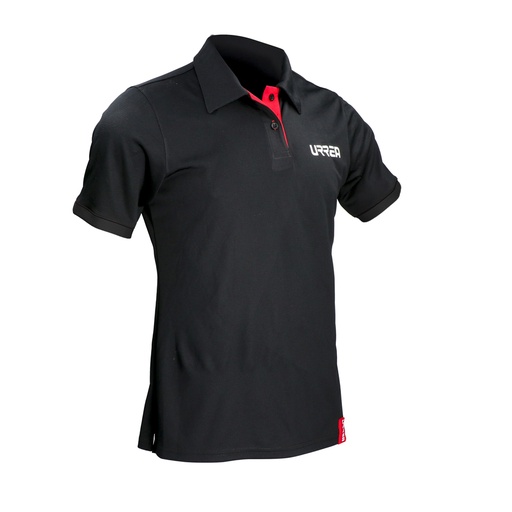 [PCFIS] Playera tipo polo dry fit para caballero color negro talla CH Urrea