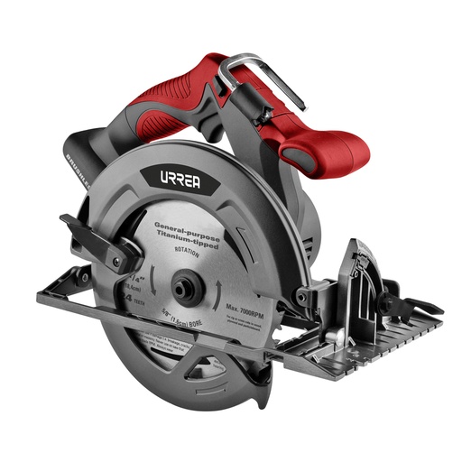 [SCB1120] Sierra circular 7-1/4" a batería Litio-ion 20 V Urrea