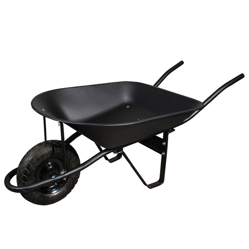 [CAF554] Carretilla con bastidor metálico 5.5 Ft3 llanta neumática reforzada de 4 capas Foy