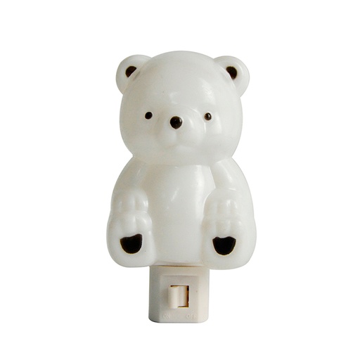 [LUN07] Lámpara decorativa de noche, oso 4 W Foy