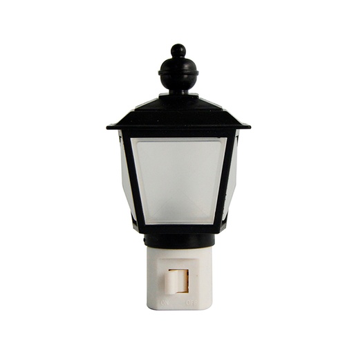 [LUN09] Lámpara decorativa de noche, farol negro 4 W Foy