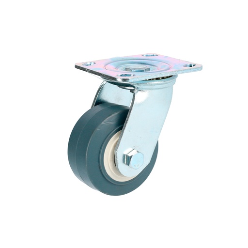 [RTG20G] Rodaja de TPR gris giratoria 8" Surtek