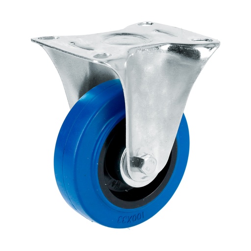 [RGO12F] Rodaja de goma elástica fija azul 5" Surtek