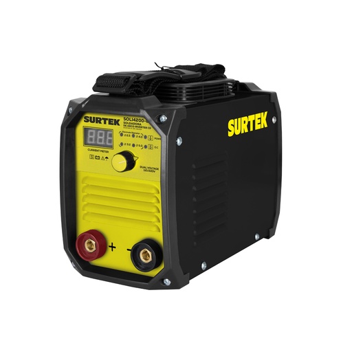[SOLI4200-BV] Soldadora inverter para electrodos de 1 fase bi voltaje 110 - 220 V, 200 A Surtek