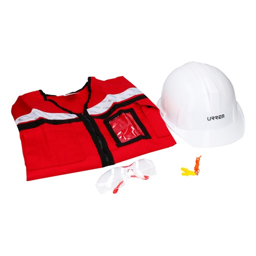 [JPM4] Juego de equipo de protección personal rojo M, 4 piezas Urrea