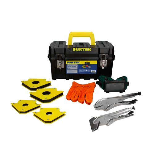 [JS9] Juego combinado de herramienta para soldar, 9 piezas Surtek