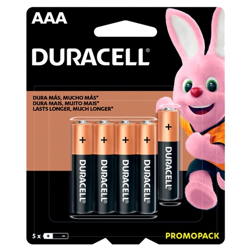 [MN2400x5] Pila alcalina Duracell® "AAA", 5 piezas Surtek