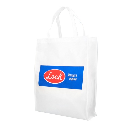 [BE40L] Paquete de bolsas ecológicas reutilizables 40 x 50 x 14 cm, 50 piezas Lock
