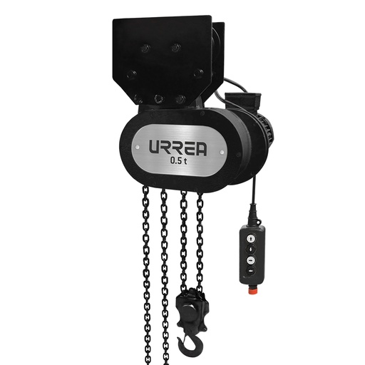 [POEL07] Polipasto eléctrico con sistema de doble freno 2 ramales, 2 ton, cadena 13 m Urrea