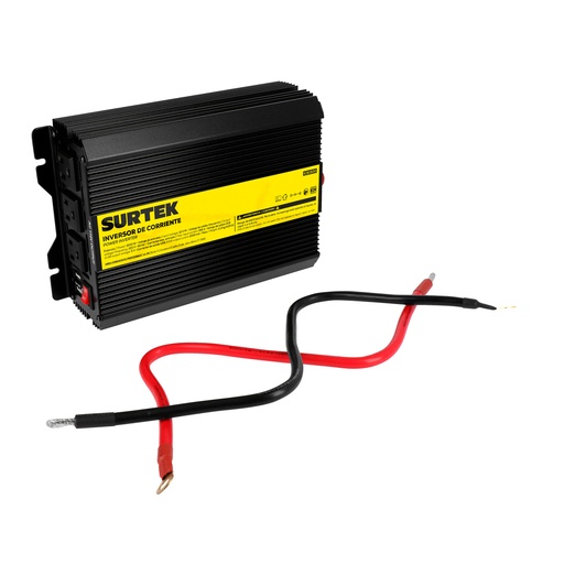[IC61500] Inversor de corriente 12 V DC - 120 V AC, 1500 W Surtek