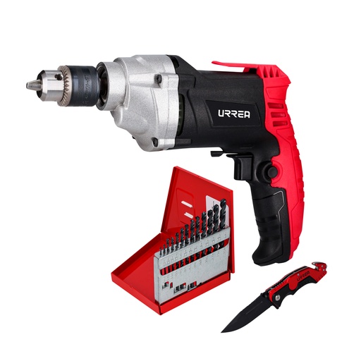 [JT01] Juego de taladro con accesorios, 15 piezas Urrea