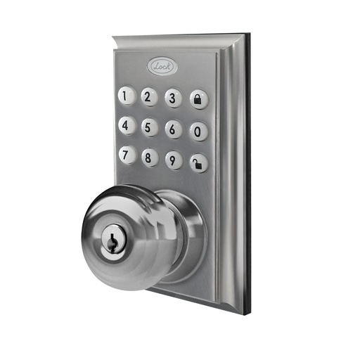 [11CD] Cerradura digital tipo botón con pomo, llave estándar Lock