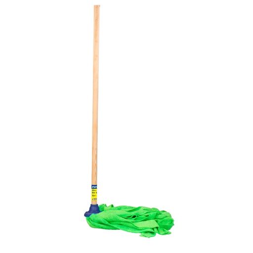 [LIM01M] Trapeador de microfibra con bastón de madera 120 cm, 470 gr Foy