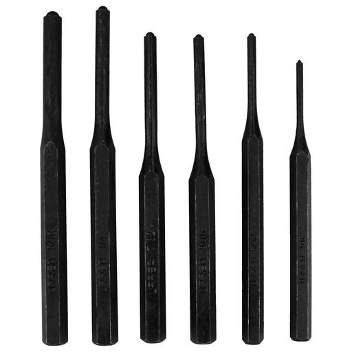 [47B] Juego de punzones, botadores rectos, 6 piezas Urrea