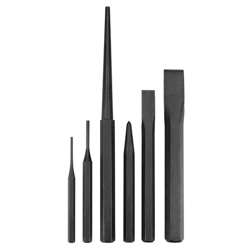 [NO.8] Juego de puntos, punzones, cinceles y botadores, 12 piezas Urrea
