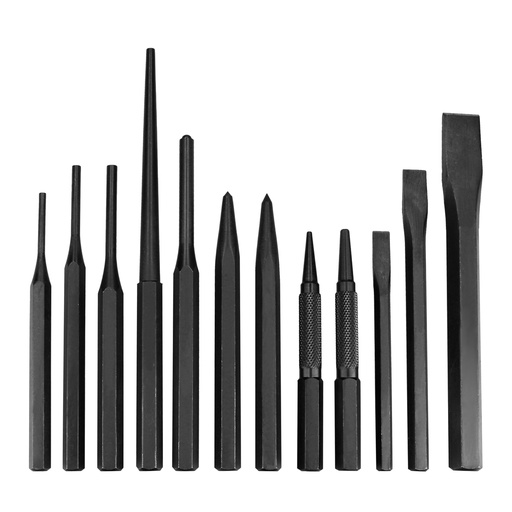 [NO.9] Juego de cinceles, punzones y botadores, 6 piezas Urrea