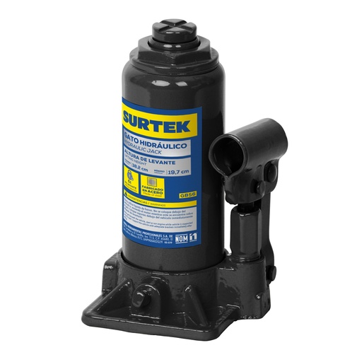 [GBS6] Gato hidráulico de botella, 6 ton Surtek