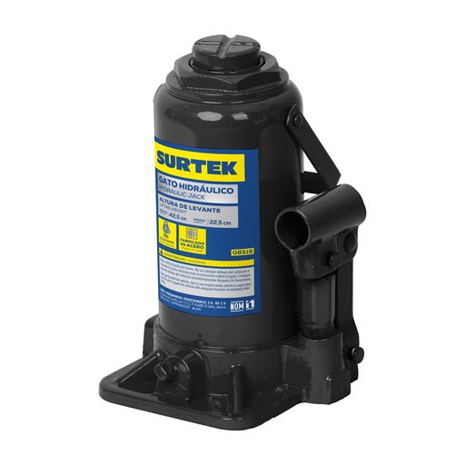 [GBS16] Gato hidráulico de botella, 16 ton Surtek