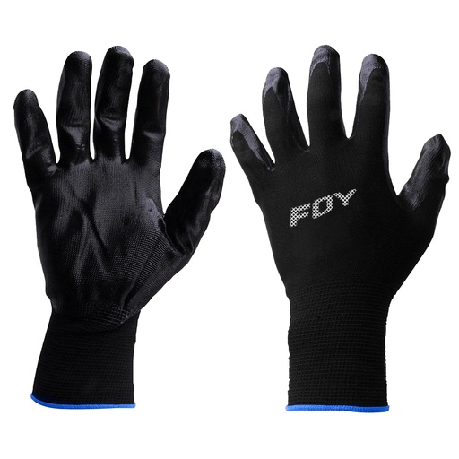 [GNNMF] Guantes de nailon con recubrimiento de nitrilo M Foy