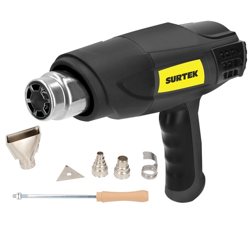 [PC618] Pistola de calor 50° C a 550°C 1800 W 120 V enfriamiento rápido Surtek