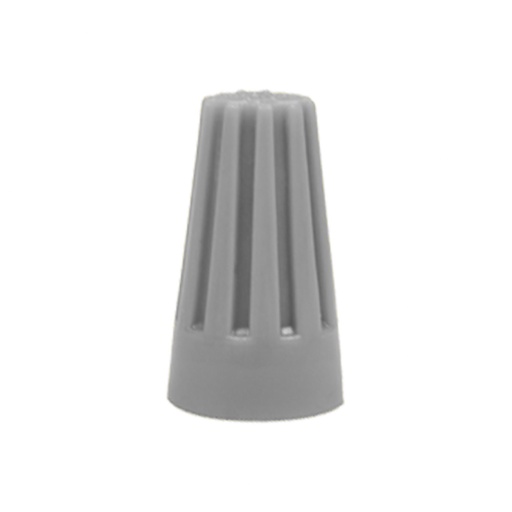 [CPC18] Capuchón para cable calibre 22 - 18, color gris Surtek