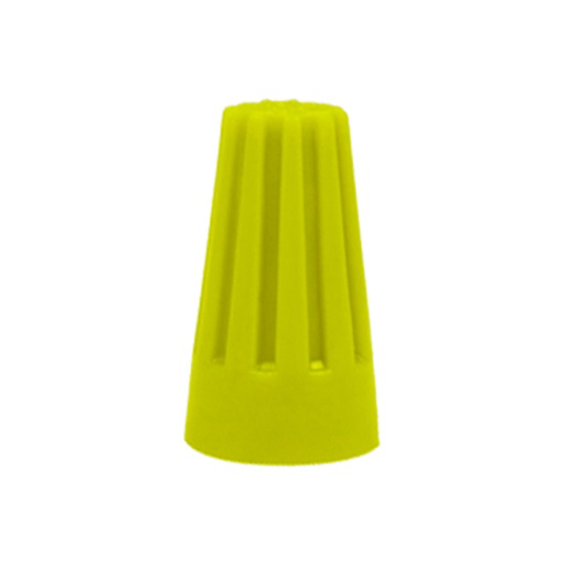 [CPC12] Capuchón para cable calibre 14 - 12, color amarillo Surtek