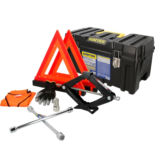 [JA7] Juego combinado de herramienta automotriz 7 piezas, con caja plástica CPS20 Surtek